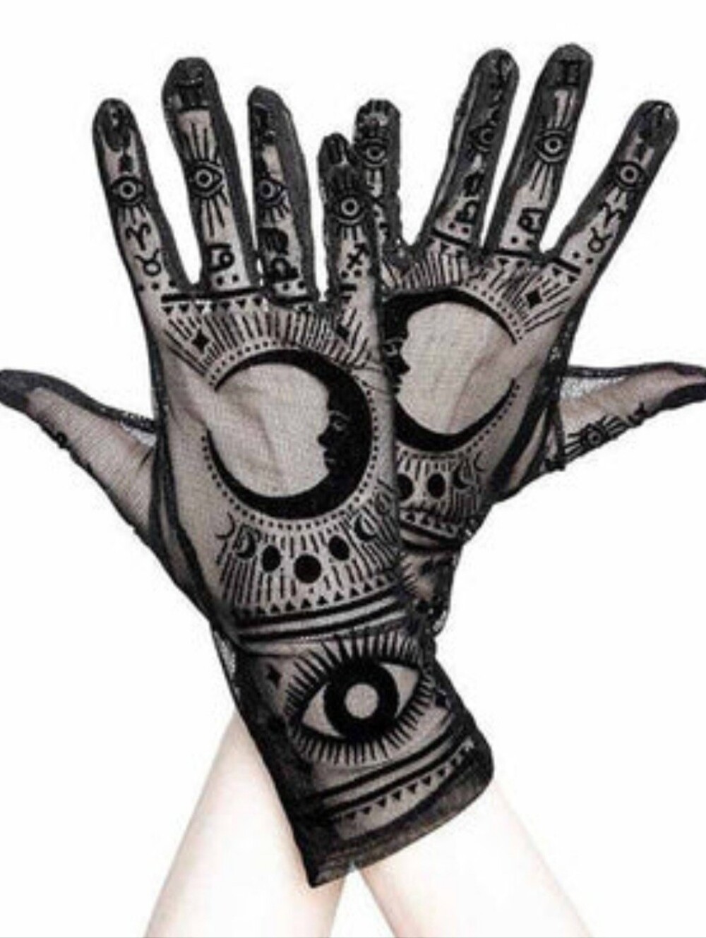 Fortune Teller Mesh Gloves